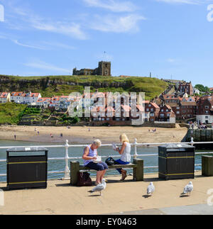 Whitby Seafront Stock Photo
