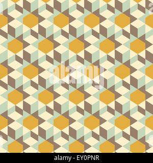 Abstract 3d geometrical background. Mosaic. Vector illustration. Can be used for wallpaper, pattern fills, web page background. Stock Vector