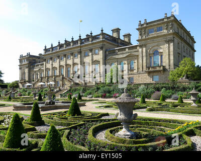 The Terrace at Harewood House, Nr Leeds, Yorkshire, UK Stock Photo