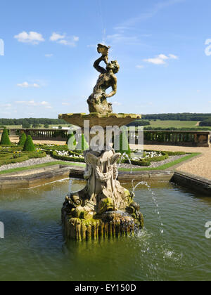 Statue on the Terrace at Harewood House, Nr Leeds, Yorkshire Stock Photo