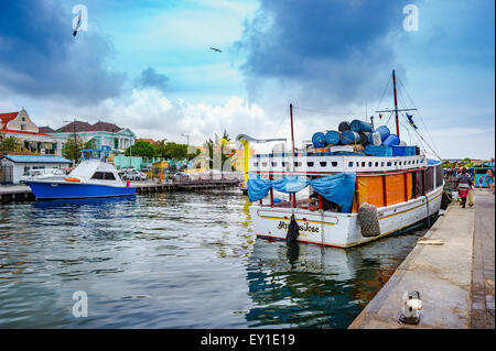 Willemstad Curacao island in the Caribbean Stock Photo