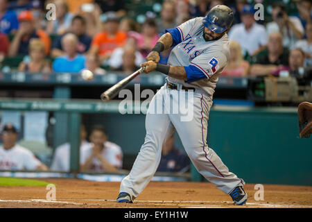 Texas rangers leonys martin celebrates hi-res stock photography and images  - Alamy