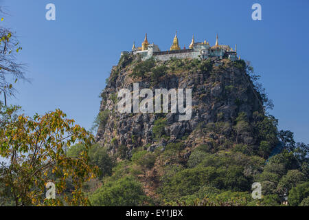 Mount Popa, Myanmar Stock Photo