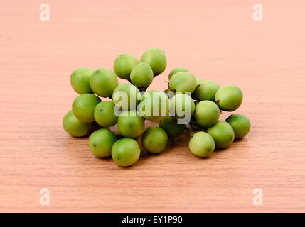 turkey berry  on the table Stock Photo