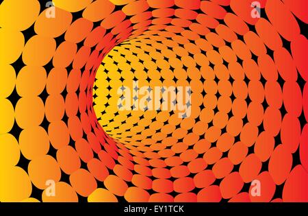 abstract vector tunnel - suitable for background Stock Vector
