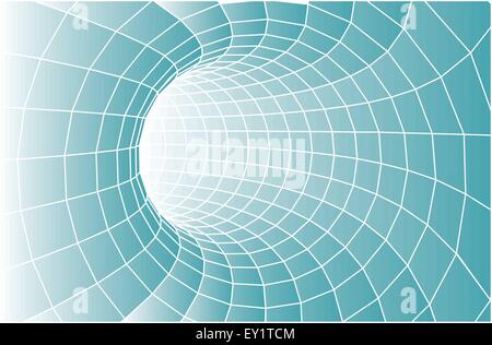 abstract vector tunnel - suitable for background Stock Vector