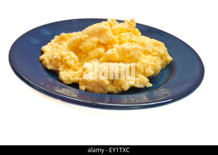 Scrambled egg on a plate Stock Photo