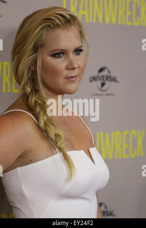 Sydney, Australia. 20 July 2015. Amy Schumer arrives on the red carpet at Event Cinemas, George Street in Sydney for the Australian Premiere of Trainwreck Credit: © Richard Milnes/Alamy Live News  Stock Photo