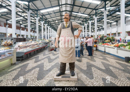 Mercado do Livramento, Setúbal, Lisbon, Portugal Stock Photo