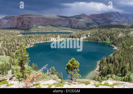 Mammoth Lakes in the California Sierra Nevada Mountain Range. Stock Photo