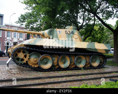 Panther D tank, Wilhelminapark, Breda, pic 6 Stock Photo - Alamy