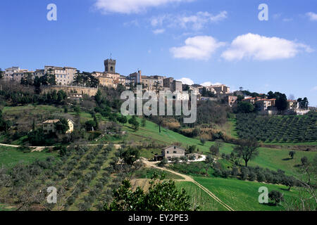 Italy, Le Marche, Recanati Stock Photo