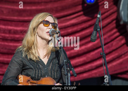 LINCOLN, CA – June 17: Alison Krauss and Union Station perform at Thunder Valley Casino Resort in in Lincoln, California on June Stock Photo