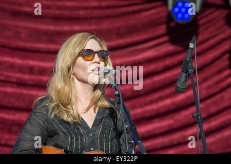 LINCOLN, CA – June 17: Alison Krauss and Union Station perform at Thunder Valley Casino Resort in in Lincoln, California on June Stock Photo