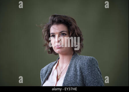 Journalist Alev Scott appearing at the Edinburgh International Book Festival 2014. Edinburgh, UK. Tuesday 12th Aug, 2014 Stock Photo