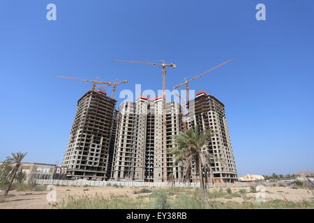 The stalled Marina West project, Budaiya, Janabiyah, Kingdom of Bahrain Stock Photo