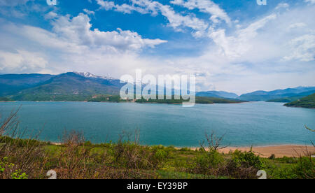 Lake Mavrovo, Mavrovo National Park, Macedonia Stock Photo