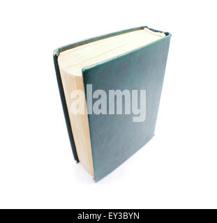 green book on white background Stock Photo