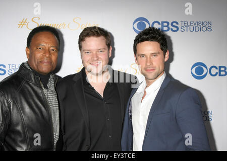 CBS Summer Soiree  Featuring: William Allen Young, Harry Ford, Ben Hollingsworth Where: Los Angeles, California, United States When: 18 May 2015 Stock Photo