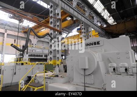 Milan (Italy) INNSE presse industry, Camozzi group Stock Photo