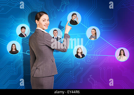 Businesswomen communication. Stock Photo