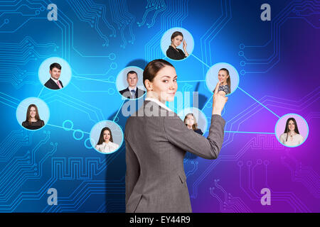 Businesswomen communication. Stock Photo