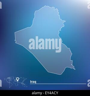 Vector Map Of Iraq Vector illustration map of Iraq Stock Vector Image & Art - Alamy