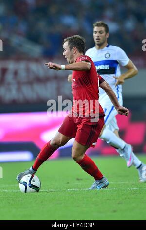 Shanghai, China. 21st July, 2015. Bayern midfield MARIO GOTZE during ...