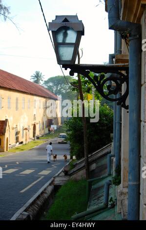 Church Street in Galle, Sri Lanka Stock Photo