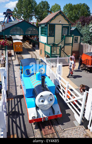 Entrance To Thomas Land Within Drayton Manor Theme Park Near Tamworth ...