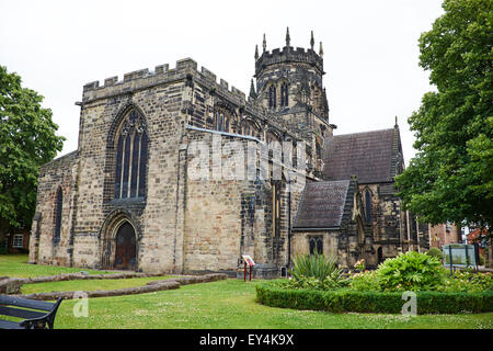 Collegiate Church of Saint Mary, St Marys Place Stafford Staffordshire UK Stock Photo