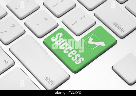 Success key on the computer keyboard Stock Photo
