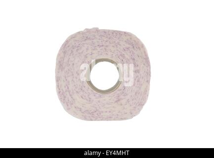 Toilet paper. Roll of toilet paper isolated on white background.