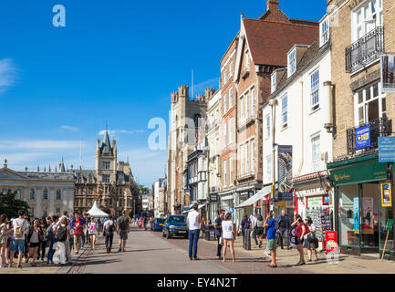 Cambridge UK Kings Parade Cambridge City Centre Cambridge Cambridgeshire England UK GB Europe Stock Photo