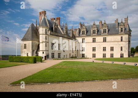 Chateau d'Amboise, Amboise, Indre-et-Loire, Centre, France Stock Photo