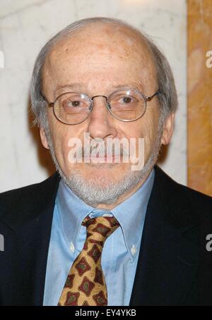 July 21, 2015 - File - EDGAR LAWRENCE aka E. L. DOCTOROW was an American author known internationally for his unique works of historical fiction. The critically acclaimed author of the novels 'Ragtime' and 'Billy Bathgate, ' has died aged 84 in a New York hospital of complications from lung cancer. In a 50-year career, Doctorow published 10 novels, a stage drama, two books of short fiction and numerous essays. Pictured: Nov. 11, 2004 - El Doctorow at the Paris Review Foundation Presents, Fall Revel Honoring William Styron at Cipriani In New York City. (Credit Image: © Globe Photos/ZUMAPRESS.co Stock Photo