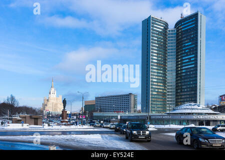 Office of Moscow Government (former building of the planned economy countries' Council for Mutual Economic Assistance) Stock Photo