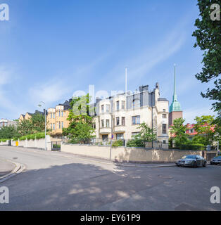 Beautiful buildings in Helsinki, Finland Stock Photo