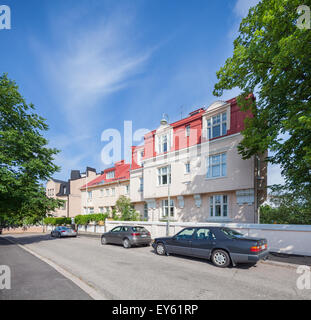 Beautiful buildings in Helsinki, Finland Stock Photo