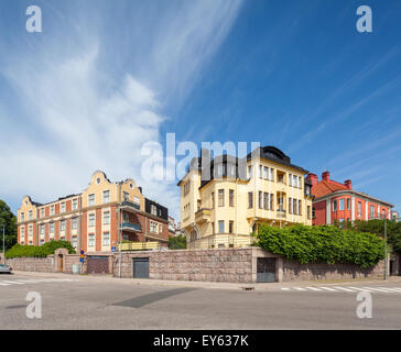 Beautiful buildings in Helsinki, Finland Stock Photo