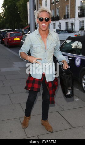 Taylor Morris collection launch party at The Chelsea Gardener  Featuring: Jamie Laing Where: London, United Kingdom When: 20 May 2015 Stock Photo