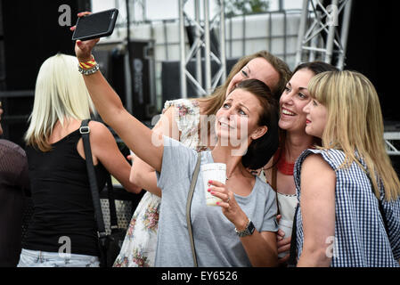 Audience at the Brentwood Festival 2015. Stock Photo