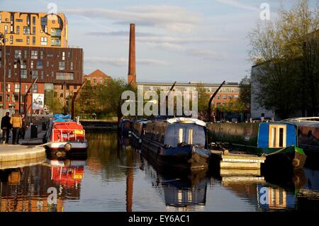 New Islington Marina, Manchester, UK Stock Photo