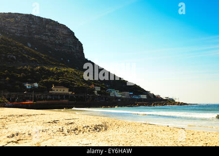 False Bay beach near Kalk Bay Cape Town South Africa, with Fish Hoek ...