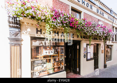 Anchor Bar, a traditional Irish spirit grocers, selling food and doubling as a pub. Stock Photo