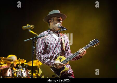 Milan, Italy. 22nd July, 2015. Ben Harper & the Innocent Criminals perform live in Milan Credit:  Roberto Finizio/Alamy Live News Stock Photo