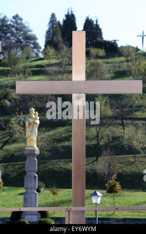 Pilgrimage Sanctuary, Assumption of the Virgin Mary in Marija Bistrica, Croatia, on October 26, 2013 Stock Photo