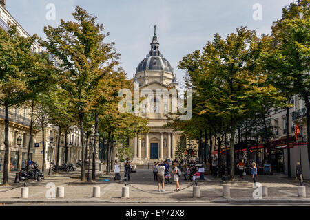 Université de la Sorbonne, Place de la Sorbonne, Latin Quarter, Paris, France Stock Photo