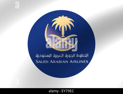 Saudi Arabian Airlines logo Stock Photo - Alamy