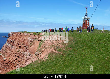 on famous Island Heligoland, Germany Stock Photo